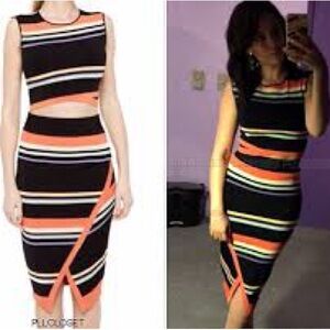 Ted Baker London Multicolor Striped set two piece M size 3 body con